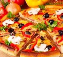 Colorful Veggie Pizza