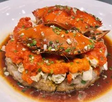 Minced Pork Steamed Soft-Shell Crab