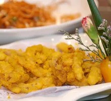 Salted Egg Yolk Baked Shiitake Mushrooms