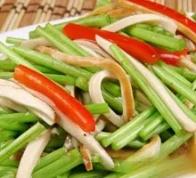 Celery with Tofu Sheets