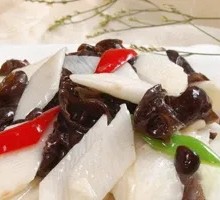 Chinese Yam and Wood Ear Mushroom