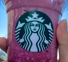 Frozen Raspberry Blackcurrant Shake