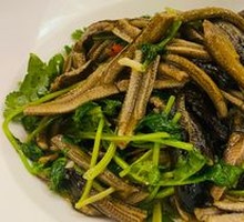 Bamboo Shoot and Eel Stir-Fry