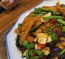 Eggplant and Green Beans Stir-fry