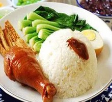 Sauce-Flavored Chicken Leg Rice