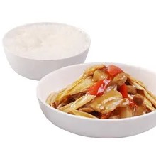 Braised Pork with Tofu Skin Rice