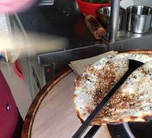 Fermented Black Cabbage and Pork Flatbread