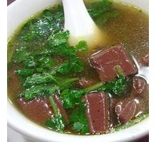 Chicken and Duck Blood Soup