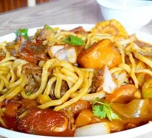 Stewed Chicken Noodles