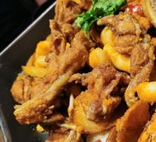 Special Salted Egg Yolk Frog Dry Pot