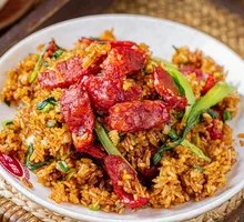Cantonese Sausage Fried Rice