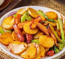 Ham and Egg Fried Rice Noodles