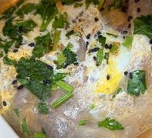 Soft Egg Pancake with Crispy Crumbs