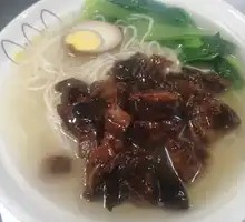Oyster Sauce Mushroom Noodles