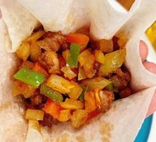 Handmade Thin Pancake Wrapped Lamb