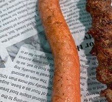 Roasted Duck Intestine Skewers