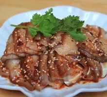 Cold-mixed pig's head meat