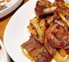 Sautéed Beef Tongue with Scallions