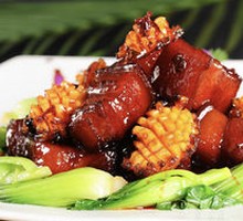 Braised Pork Belly with Abalone