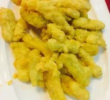 Salted Eggplant with Salted Egg Yolk