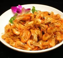 Stir-fried River Shrimp