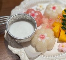 Pink Cherry Mango Sticky Rice