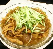 Cucumber and Pork Noodle Salad