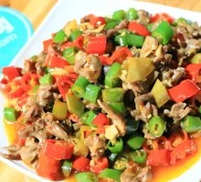 Spicy Pepper Chicken Offal