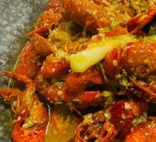 Golden Soup Garlic Shrimp