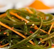 Thin seaweed strips
