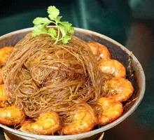 Braised Winter Noodles with Shrimp