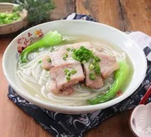 Pork and Rice Noodle Soup