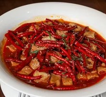 Spicy Sichuan Tripe with Chili and Sichuan Pepper