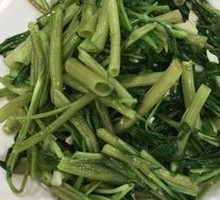 Stir-fried Garlic Chives with Water Spinach