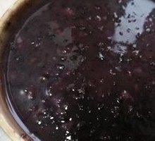 Purple Sweet Potato Black Rice Porridge