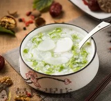 Bamboo Shoot and Greens Porridge