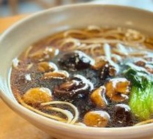 Double Mushroom Noodle Soup