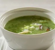 Green Pea Yellow Croaker and Shark's Fin Soup