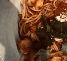 Italian Shrimp with Tomato Sauce Pasta