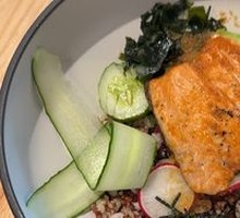 Pan-Seared Salmon with Japanese Bowl