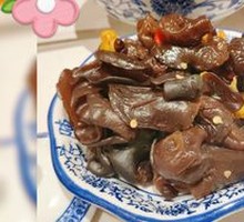 Cold-mixed black fungus