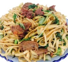 Steamed Beef Noodles Stir-fry