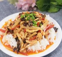 Fish-Flavored Shredded Pork Rice Bowl