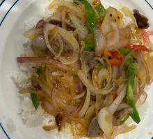 Onion Stir-Fried Beef Rice Bowl