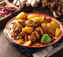 Large Plate Chicken Rice