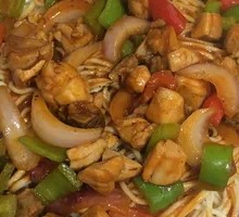 Braised Chicken Noodles