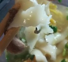 Knife-Scraped Noodles with Soft-Boiled Egg