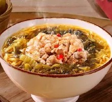 Old Jar Pickled Cabbage Chicken Noodles