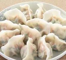 Bittercress and Pork Dumplings