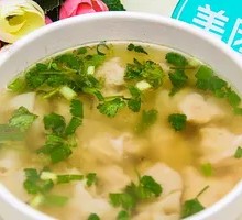 Fresh Meat Dumpling Soup